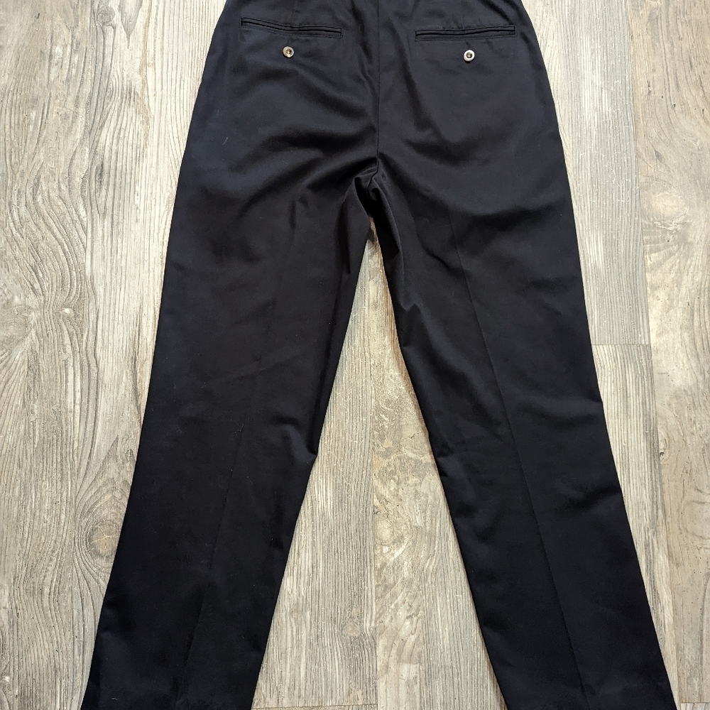 L.L. Bean O APF5 men's black dress slacks size 32 - Picture 5 of 8